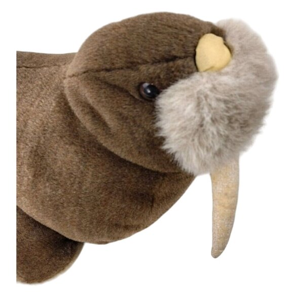 16 inch Vintage Walrus Stuffed Aquatic Ocean Sealife Animal by A and A Plush - Picture 11 of 13